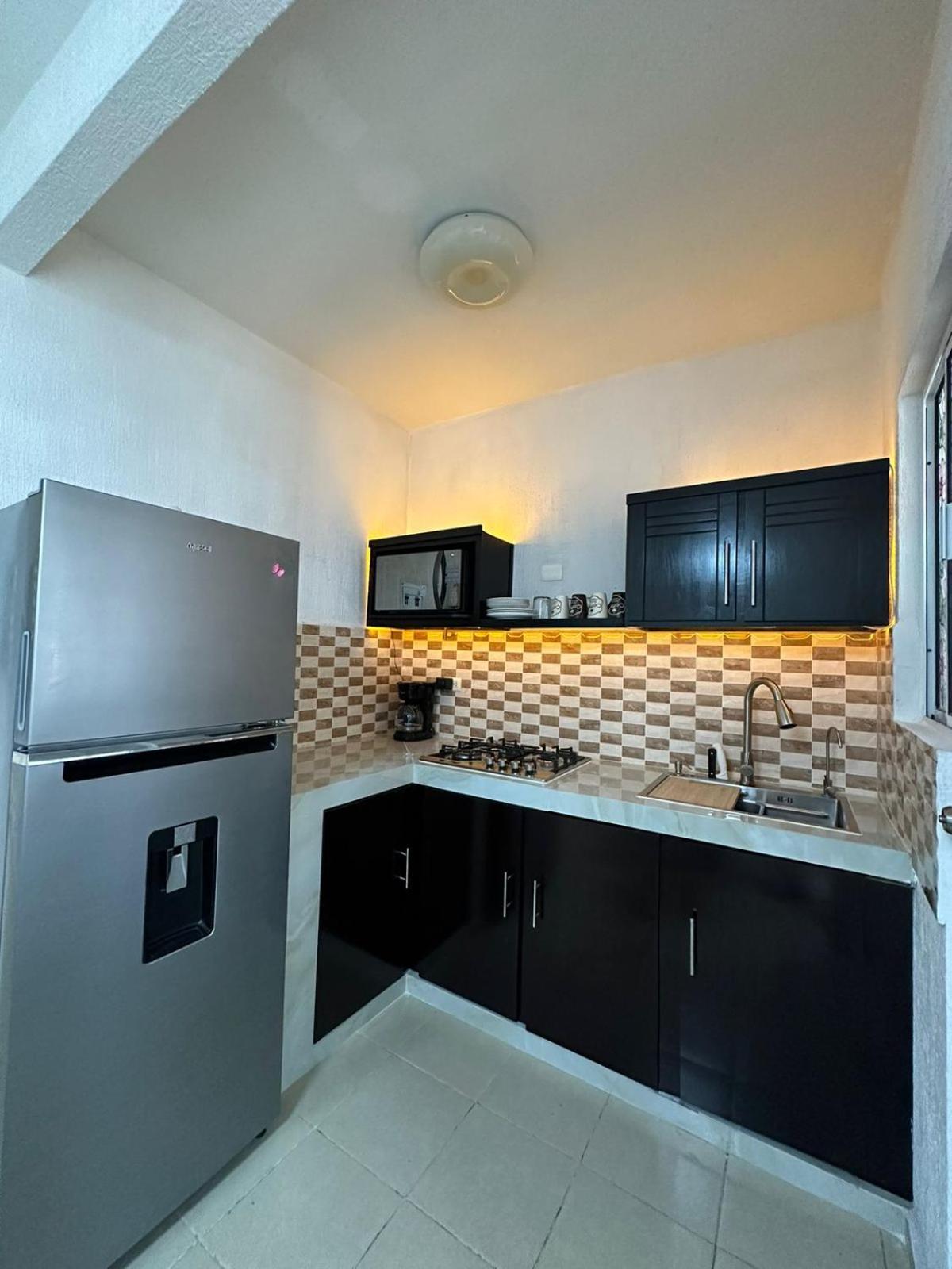 Ferienwohnung Depa Con Alberca En Privada Cancún Exterior foto