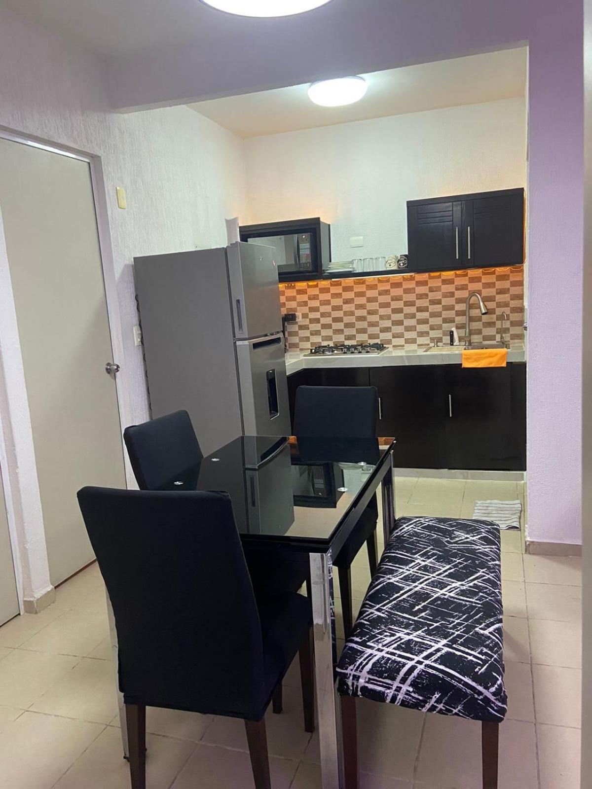 Ferienwohnung Depa Con Alberca En Privada Cancún Exterior foto